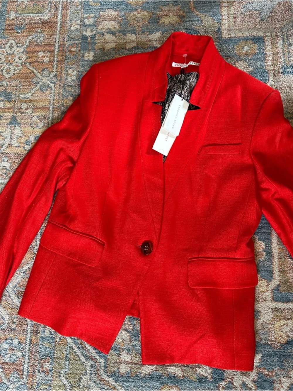 Veronica Beard Red Women's Blazer